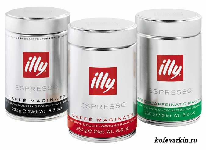 ILLY Espresso средней обжарки, кофе молотый (250 г)